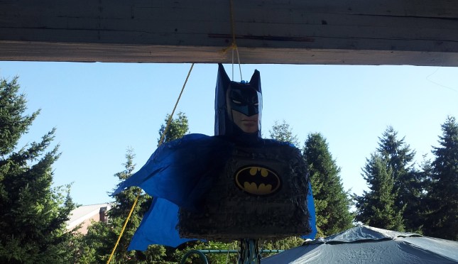 The real Dark Knight doesn't go down after being hit by a "bat" a few times.