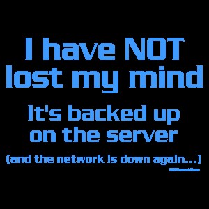 But when the server is down...everyone loses their mind. 