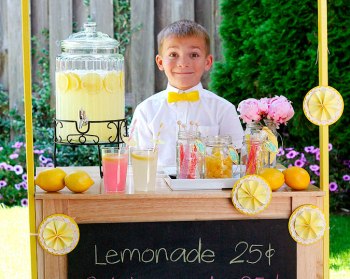 Did you get fired by your partner at the lemonade stand? Not as sweet a job as you were expecting?